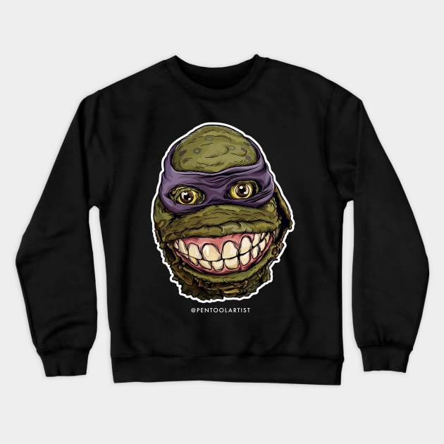 Zombie Donnie Crewneck Sweatshirt by pentoolarts